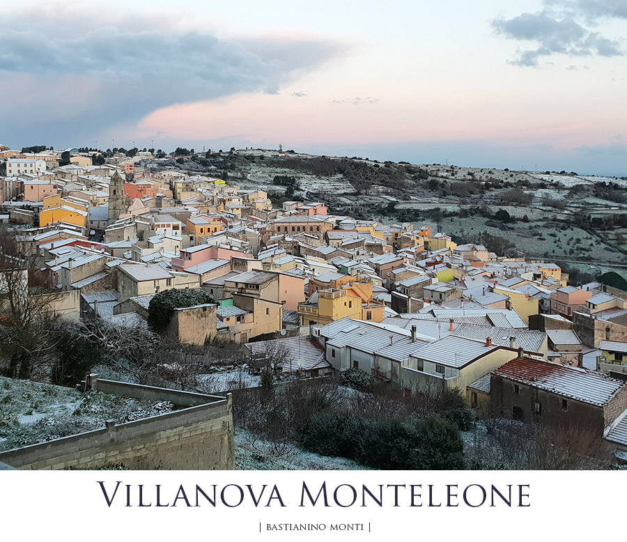 Villanova Monteleone - neve del 10 gennaio 2019