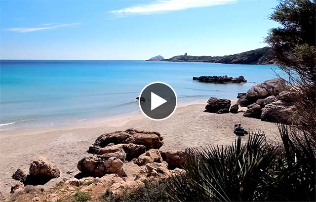 video Spiaggia Coaquaddus Sant Antioco